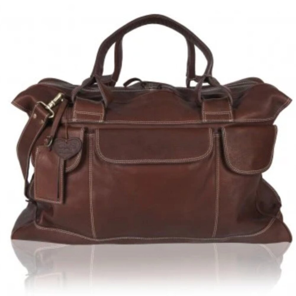 Blondie Mania Torrentes Bag Rich Brown with Blue Suede